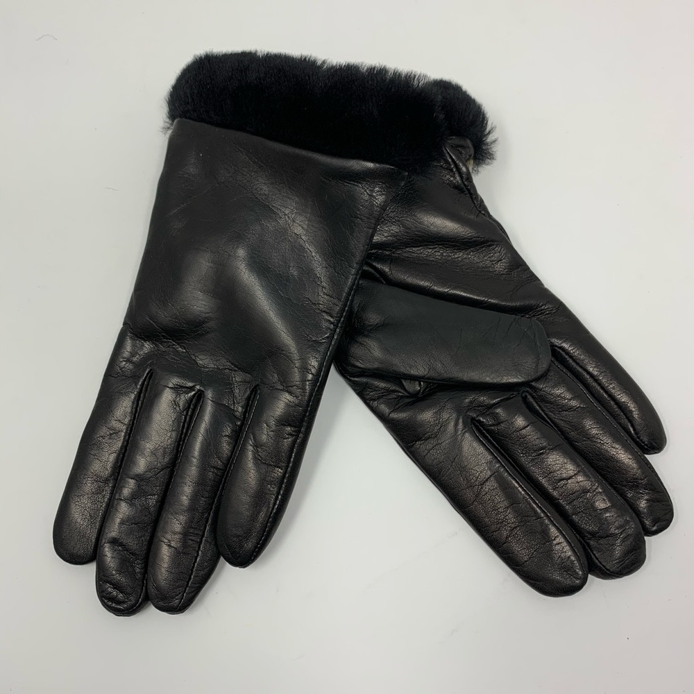 UGG Genuine Dyed Shearling Women’s Leather Gloves